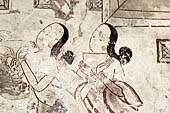 Bagan Myanmar. Paintings of the circumambulatory corridor of the Sulamani temple. 